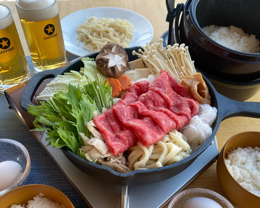 【冬期限定】米沢牛すき焼きプラン